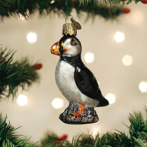 Puffin Ornament 3.5 x 1.5 x 2.5 by Old World Christmas