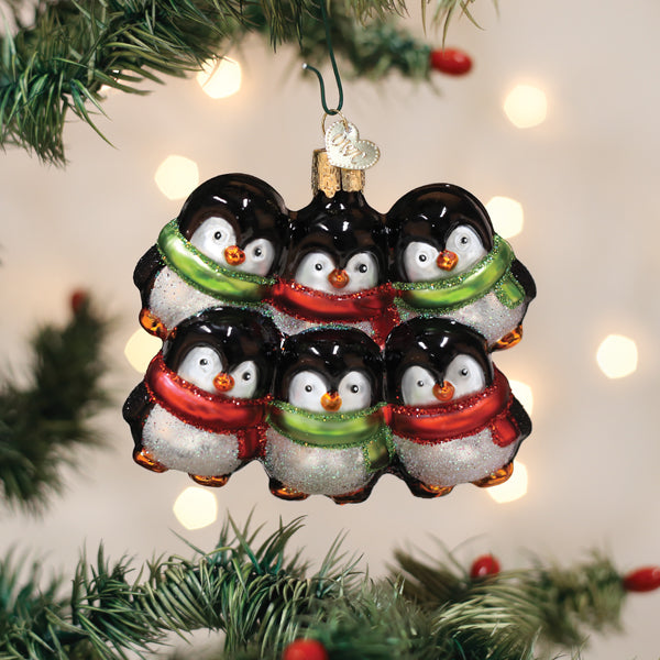 Penguin Family of 6 Ornament