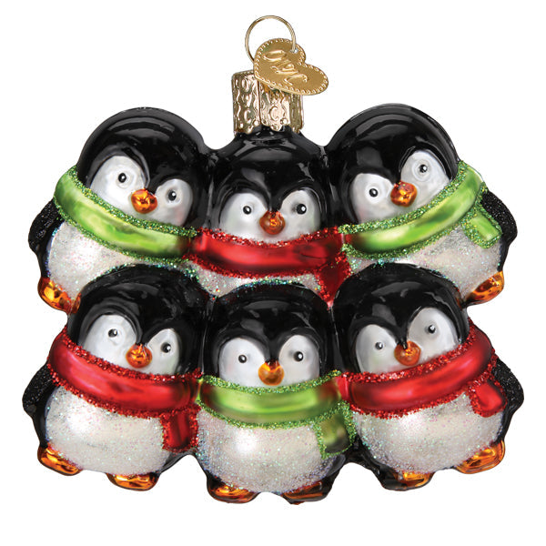 Penguin Family of 6 Ornament
