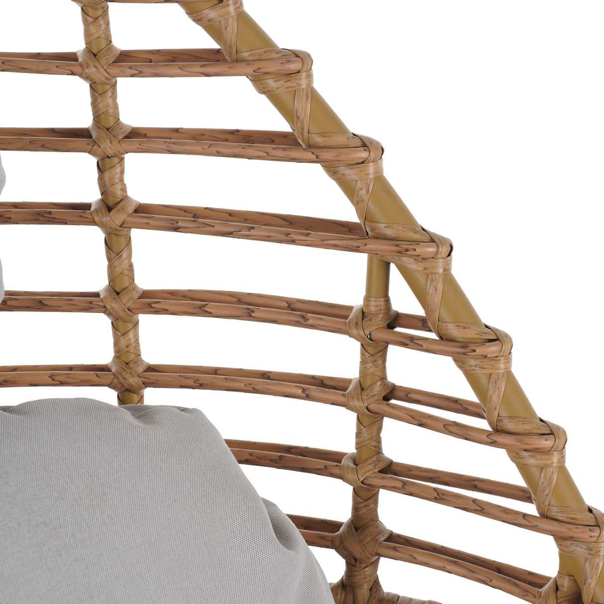 Ellis Outdoor Wicker High-Back Swivel Lounge Chair