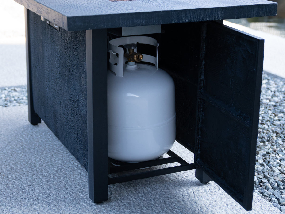 44"W x 25"H Outdoor Propane Fire Pit Table, 50,000 BTU