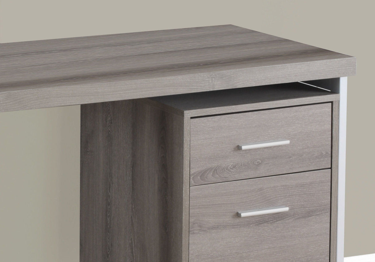Computer Desk for Home Office with Storage Drawers, Left or Right Setup