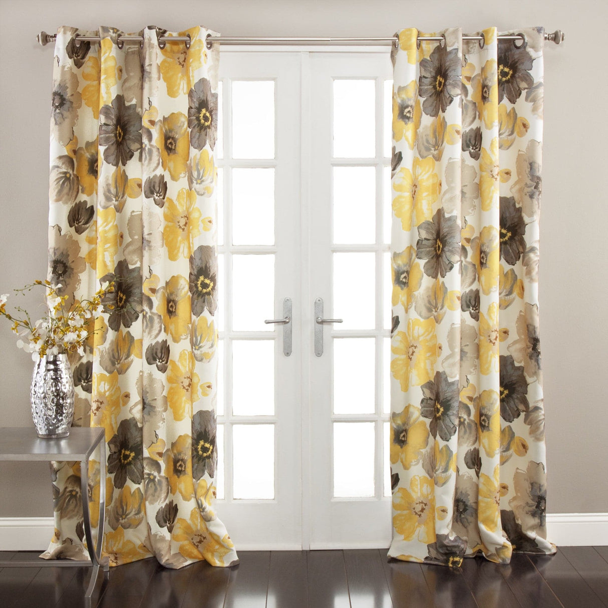 Leah Light Filtering Window Curtain Set
