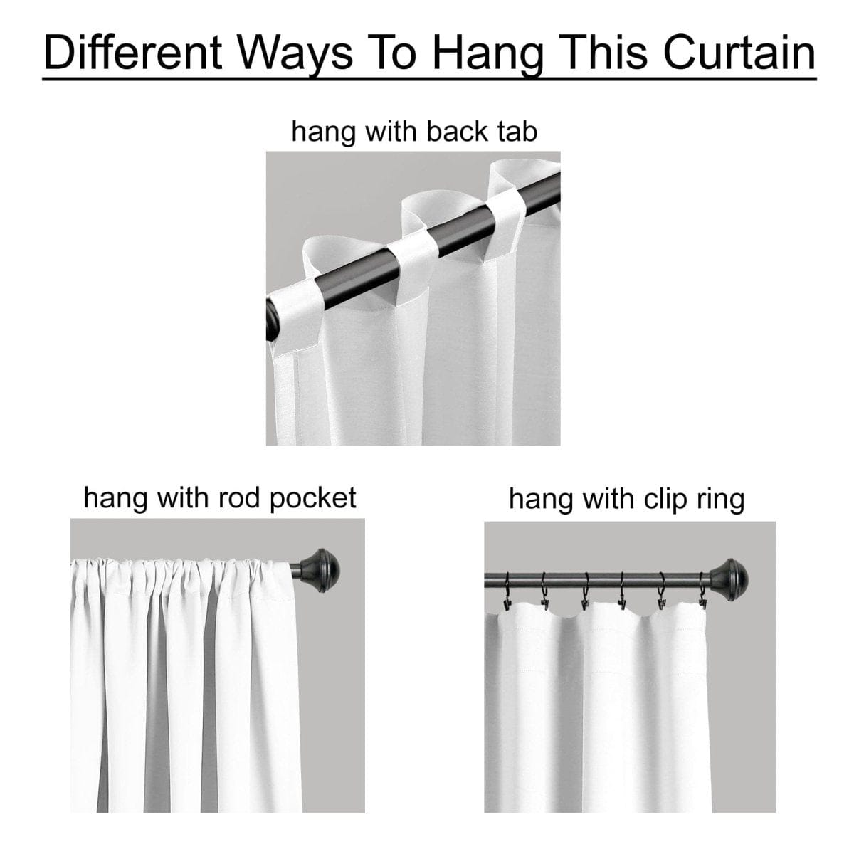 Farmhouse Vintage Stripe Recycled Cotton Blend Window Curtain Panel Set