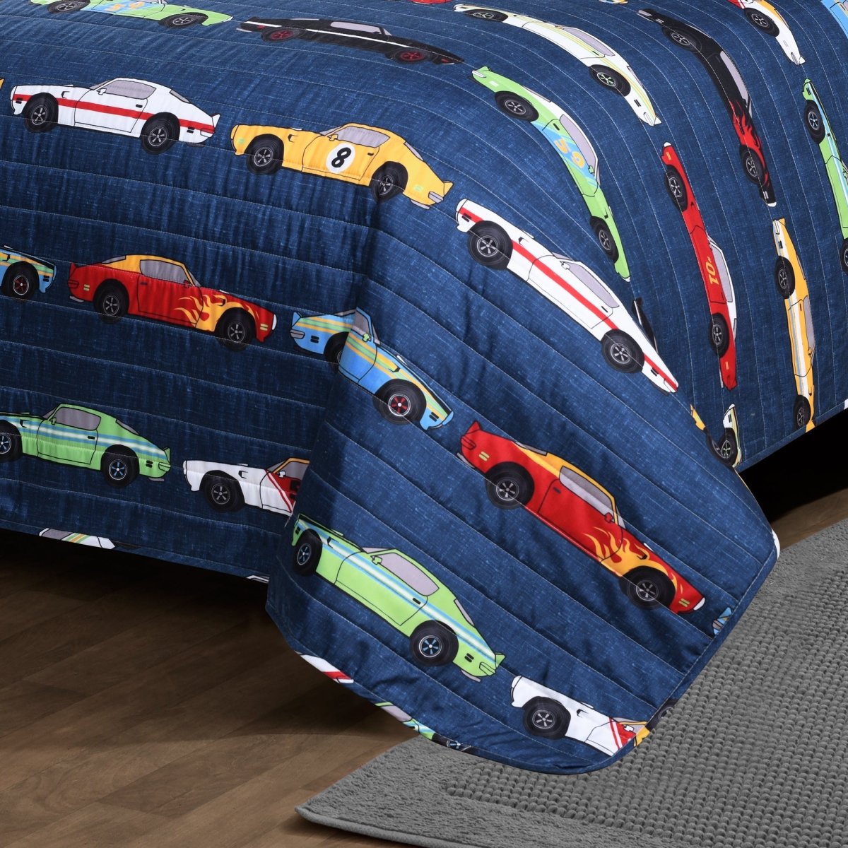 Race Cars Quilt Set