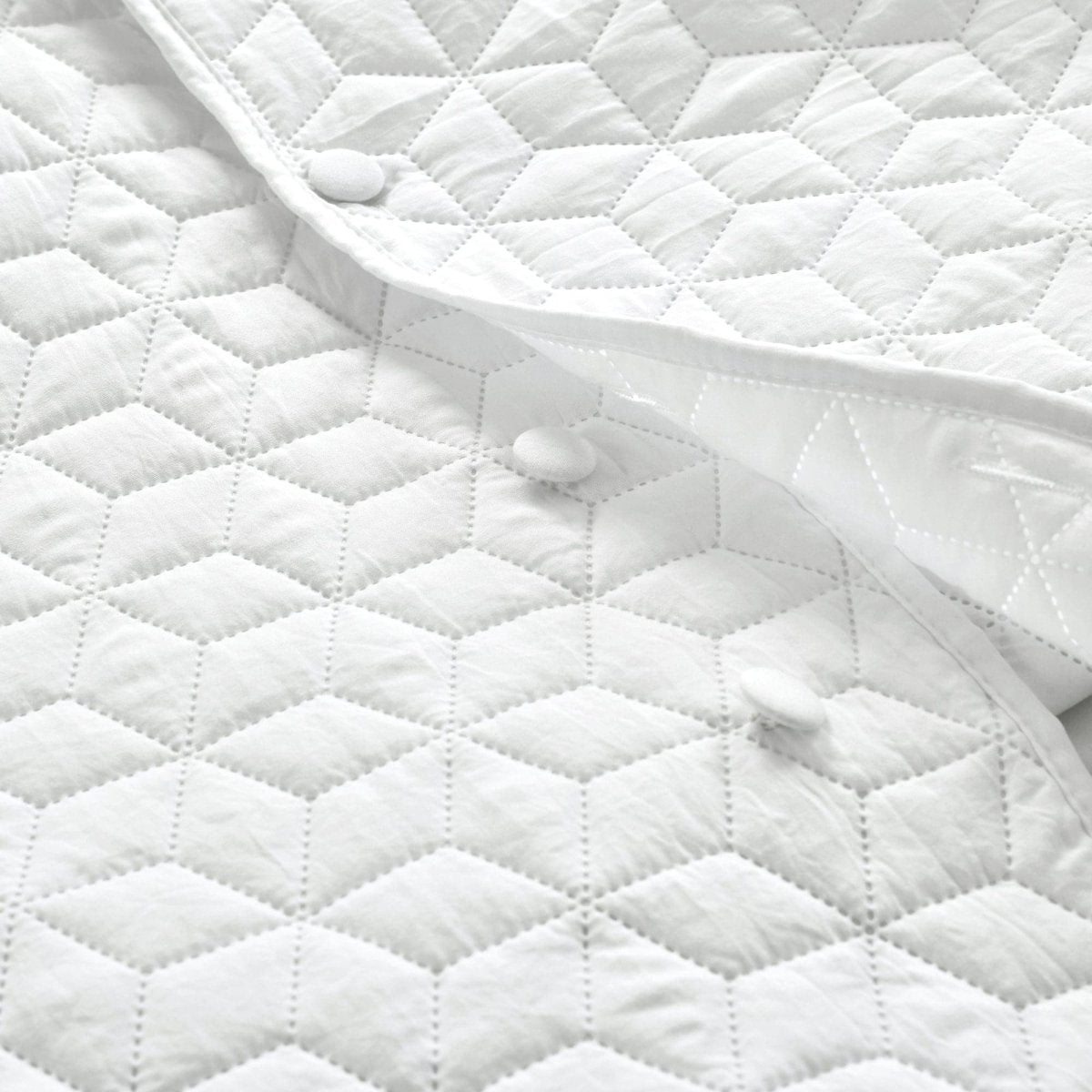 French Country Geo Ruffle Skirt 3 Piece Bedspread Set