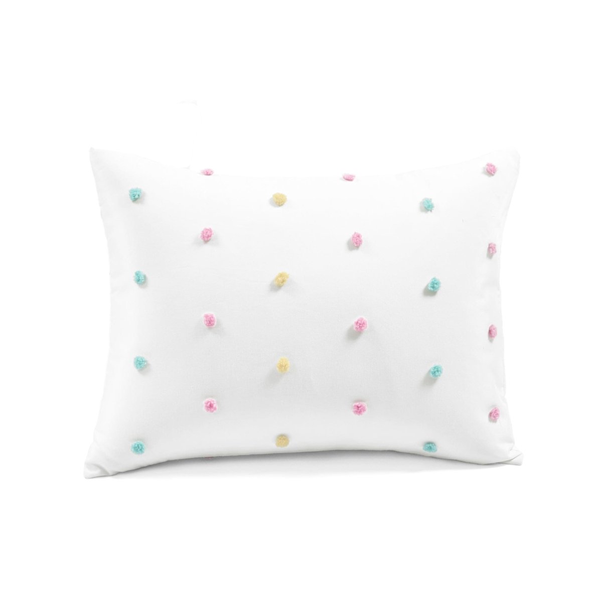 Rainbow Tufted Dot Comforter Set