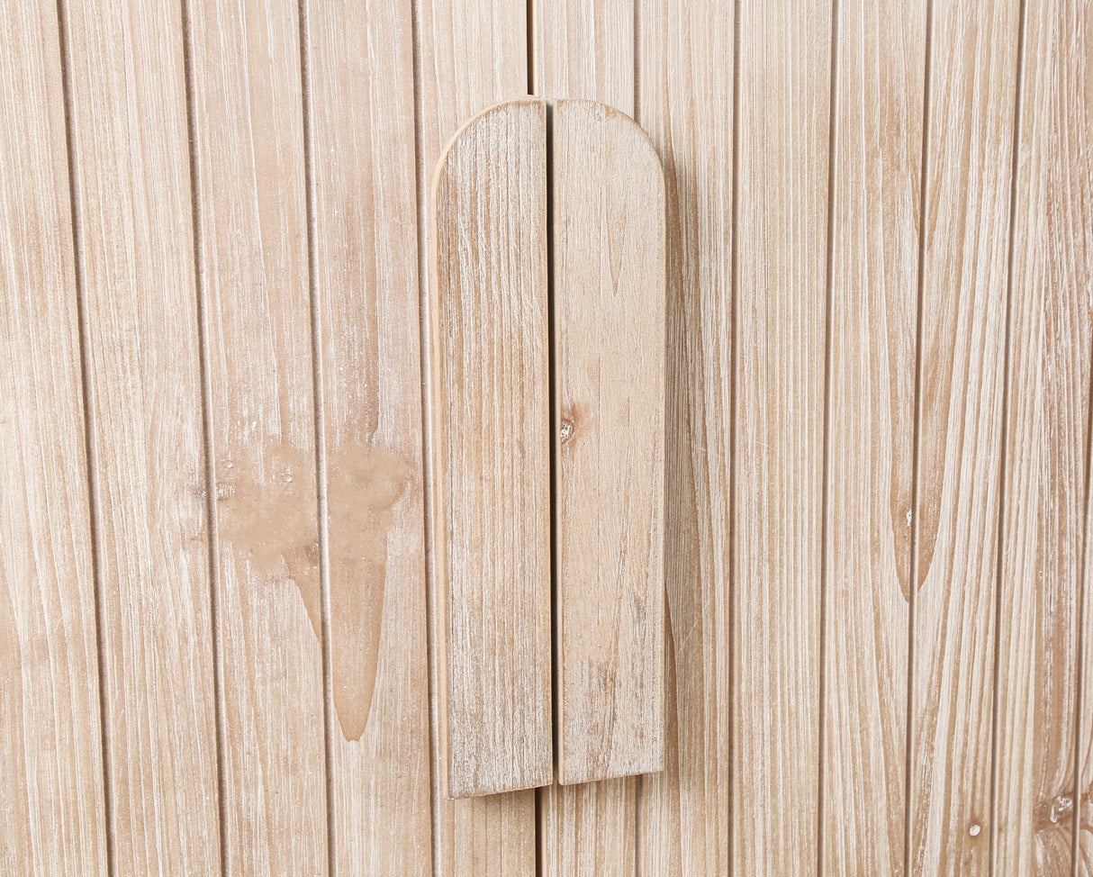 Amulette 4-Door Sideboard with Curved Edge and Adjustable Shelves