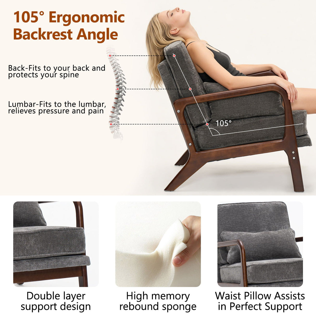 Upholstered Living Room Chair