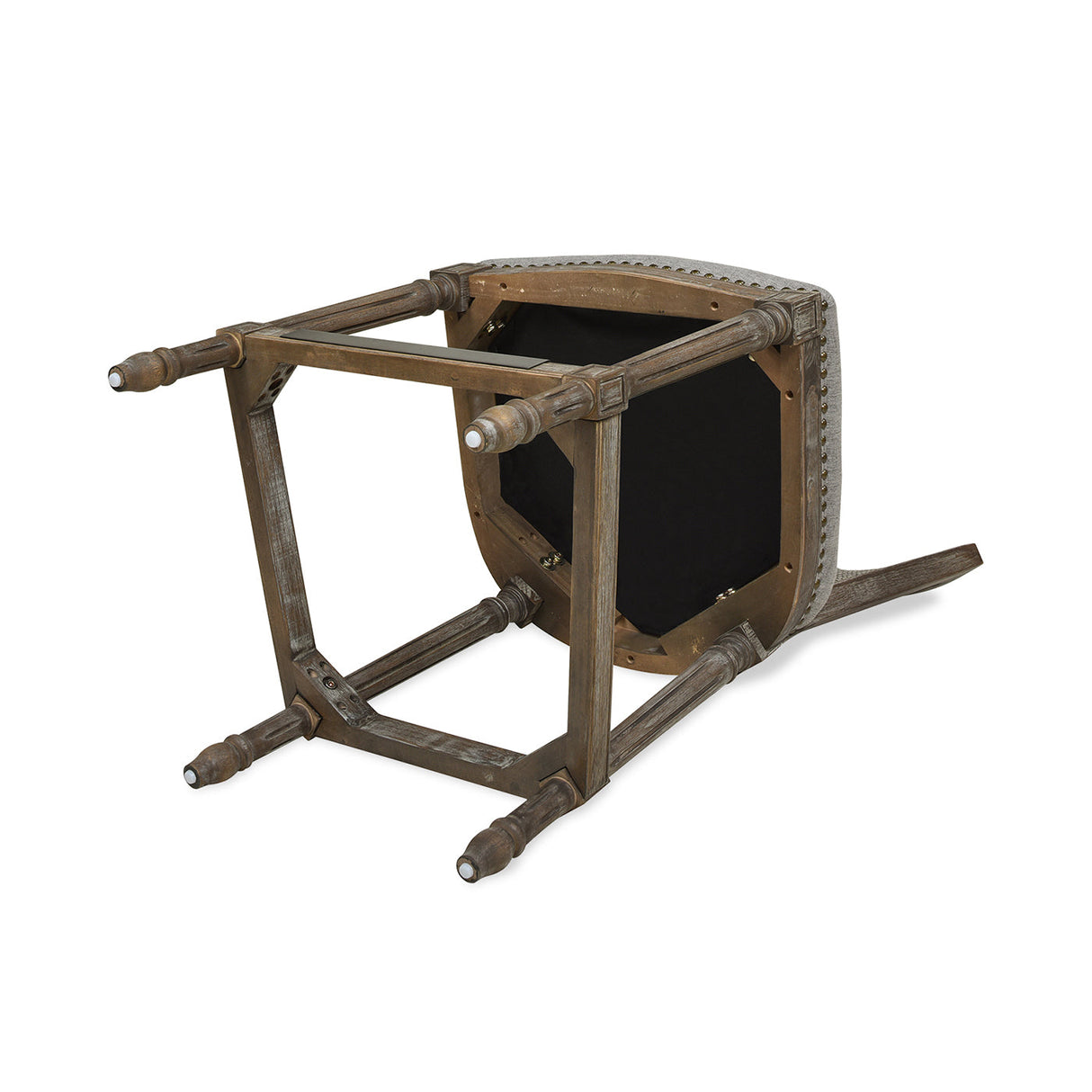 Triomphe Rattan Wicker High Back Armless Counter Bar Stool