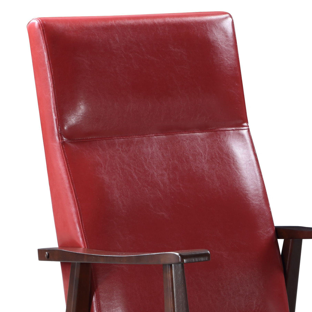 Raina Rocking Chair - Red / Espresso