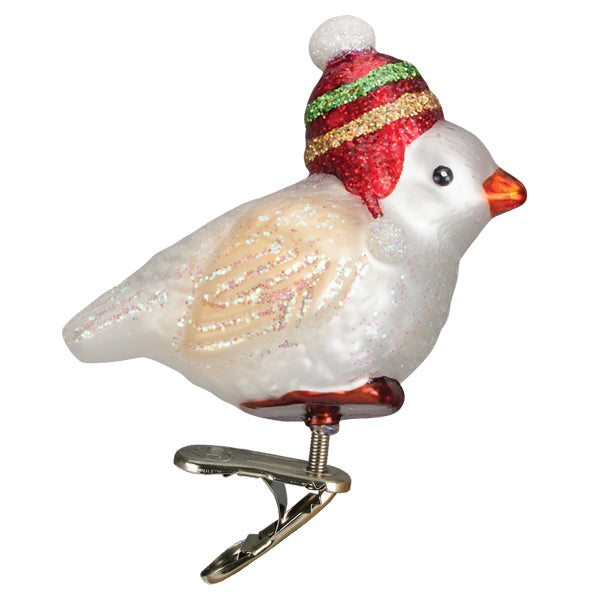 Red Hat Snowbird Ornament by Old World Christmas