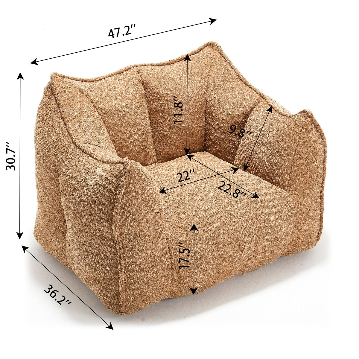 Comfortable Sofa Chairs With Highly Resilient Foam For Living Rooms And Bedrooms