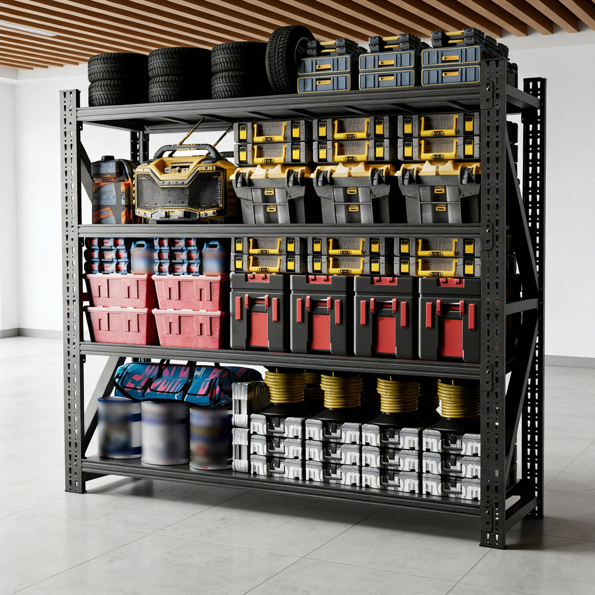 Heavy Duty Metal Adjustable Garage Shelves