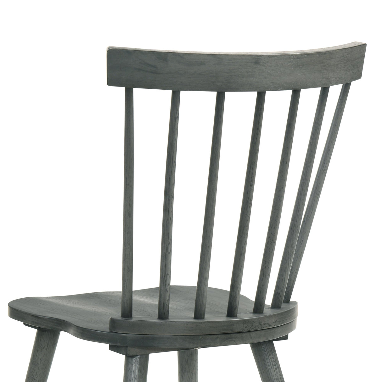 Modern Farmhouse Spindle Back Dining Chairs, Set of 2