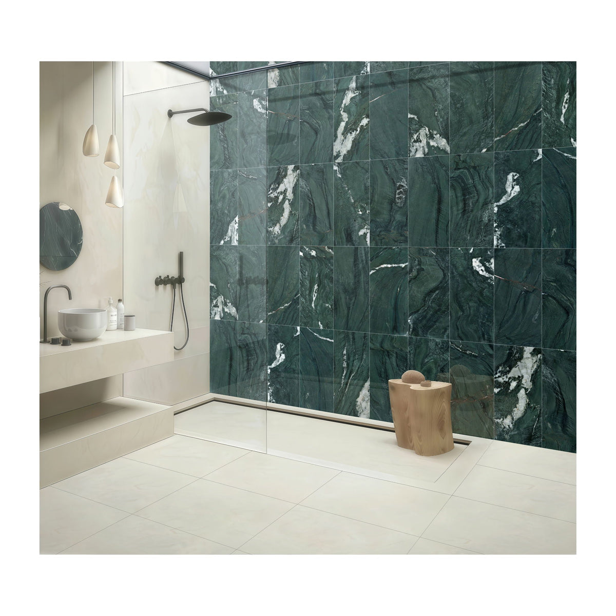 Natural Marble Polished Tile For Wall And Floor (Set of 4)