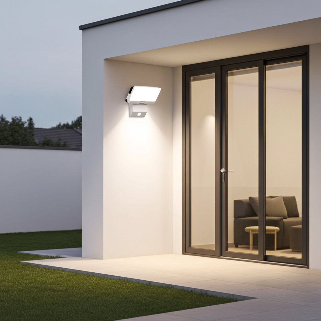 18W LED Outdoor Wall Light IP65 Waterproof Motion Sensor Foldable Modern Lamp