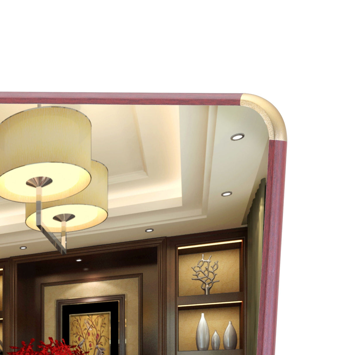 4Th Generation Floor Standing Full Length Mirror Wall Mounted Glass - Transparent