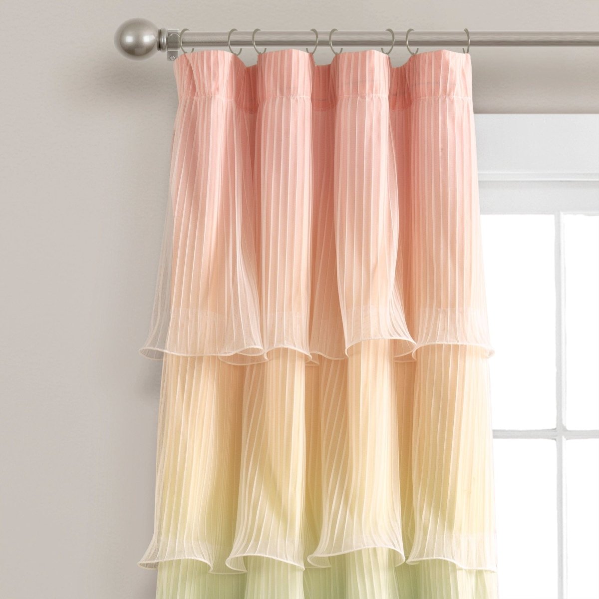 Rainbow Ombre Nerina Window Curtains