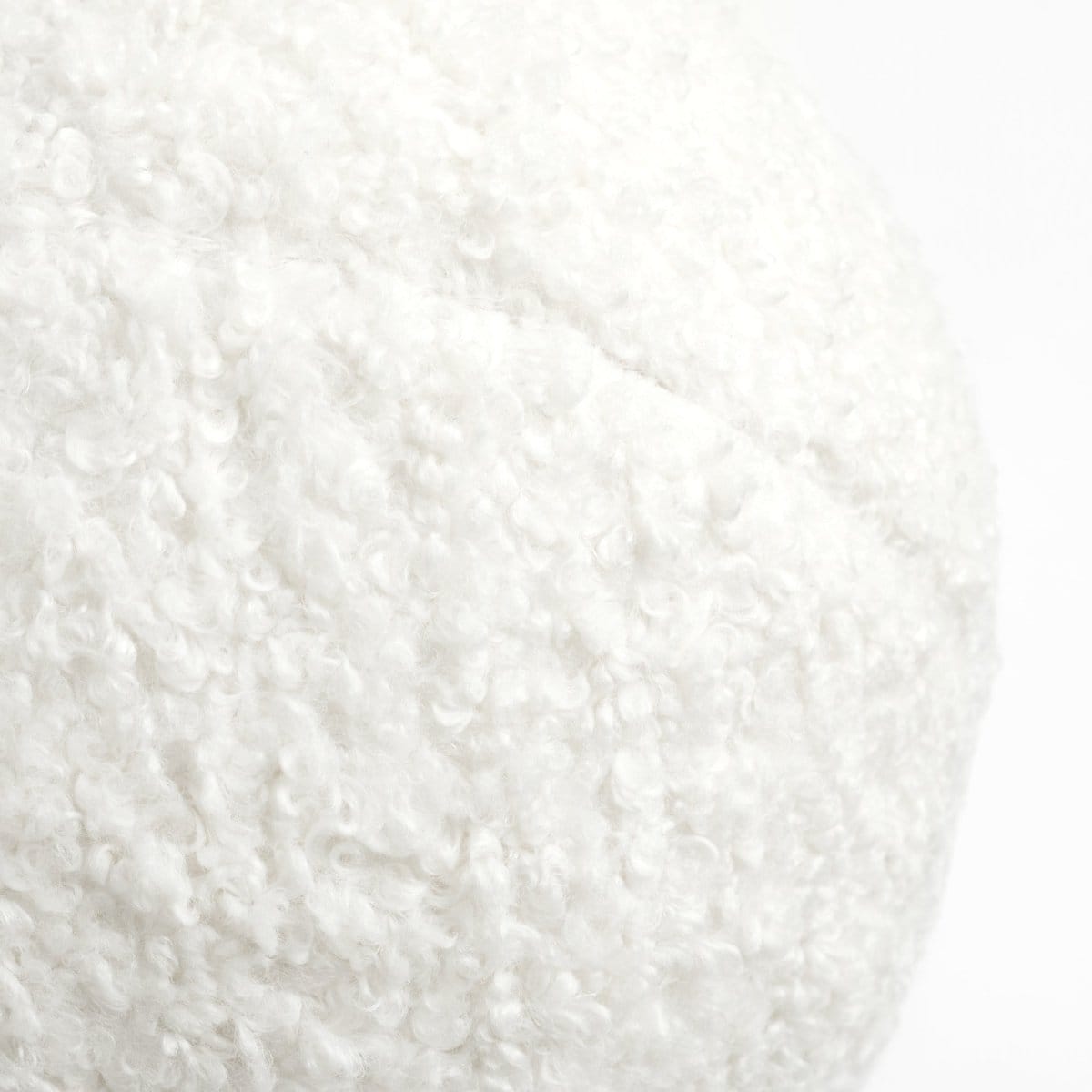 Neo Boucle Sphere Ball Throw Pillow