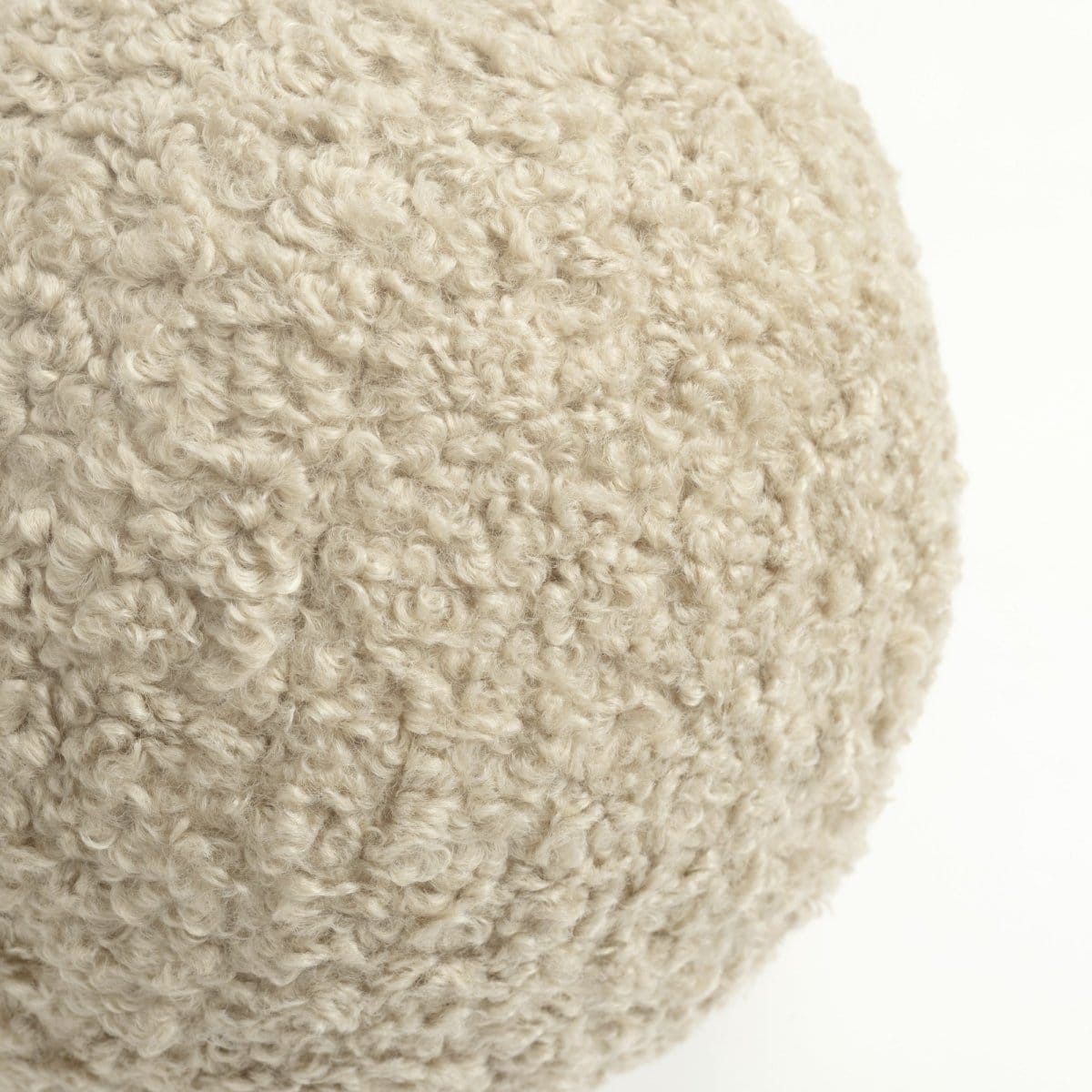 Neo Boucle Sphere Ball Throw Pillow