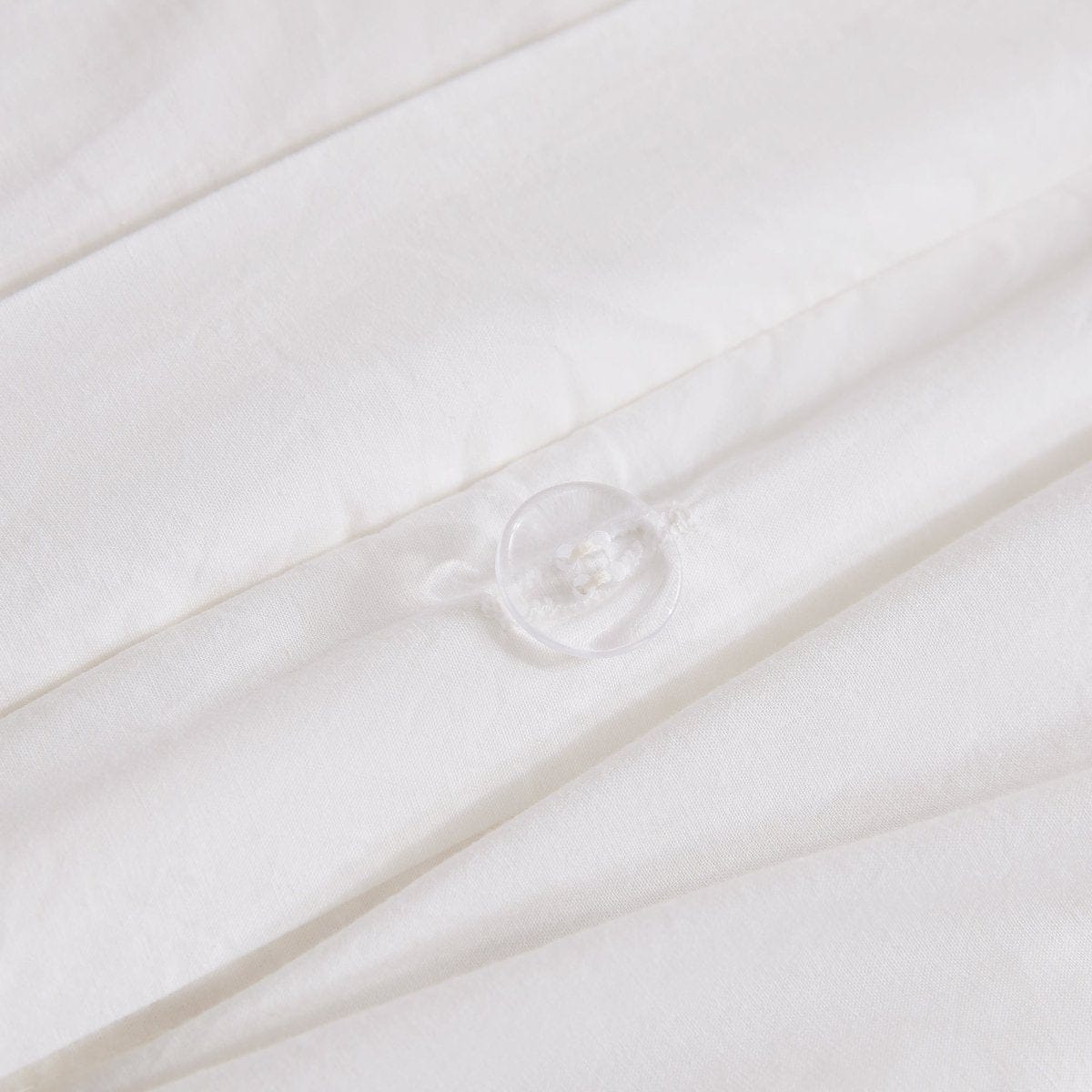 Doris Eyelet Inset Trim Cotton Duvet Cover Set