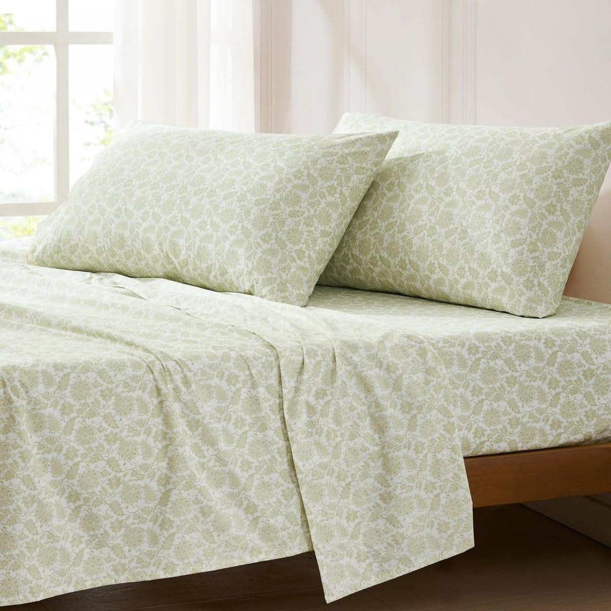 Floral Jacobean Cotton Sheet Set