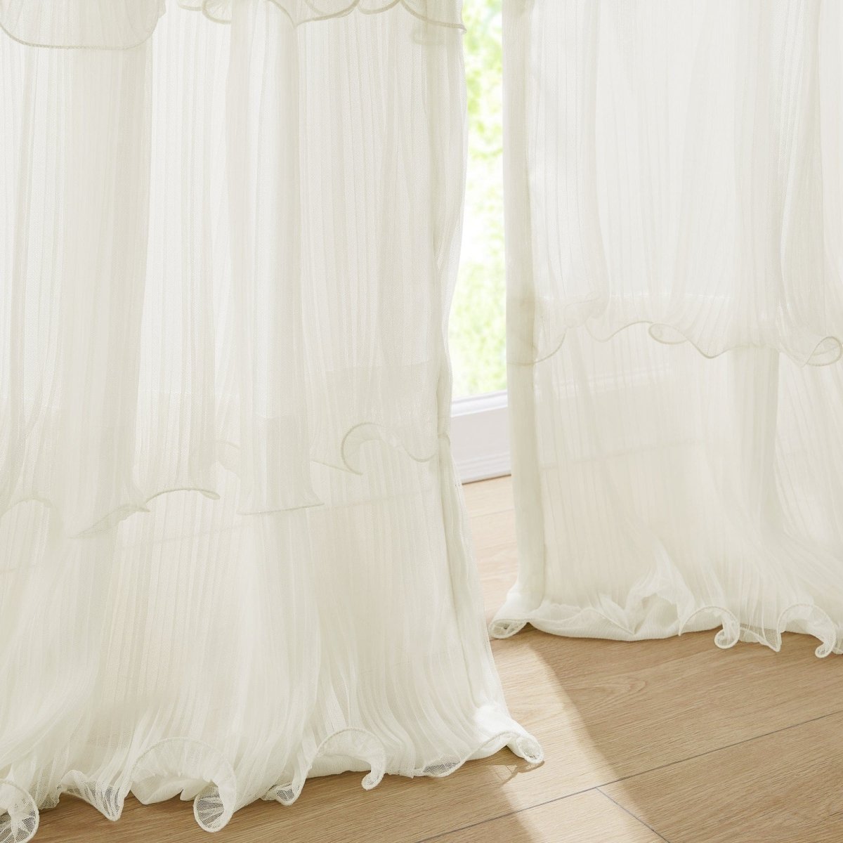 Georgette Sheer Curtain Panels