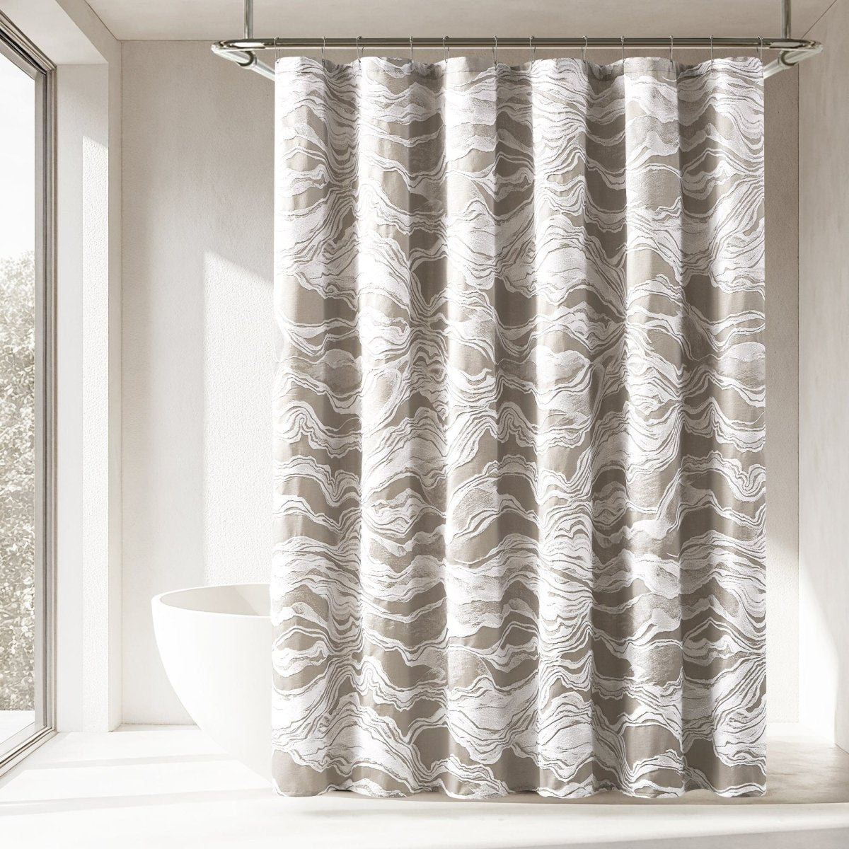 Cascade Wave Shower Curtain
