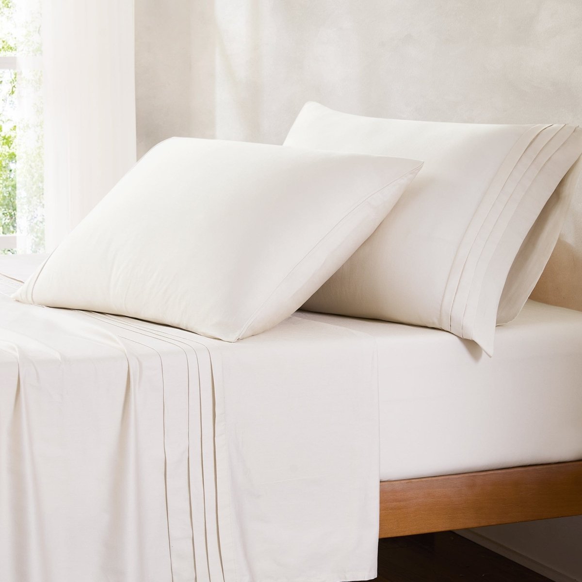 Pleat Cotton Sheet Set