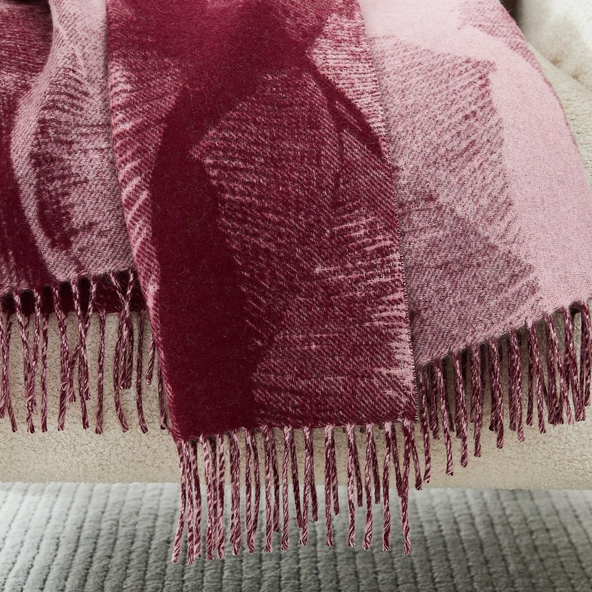 Gilded Spore Wool Throw