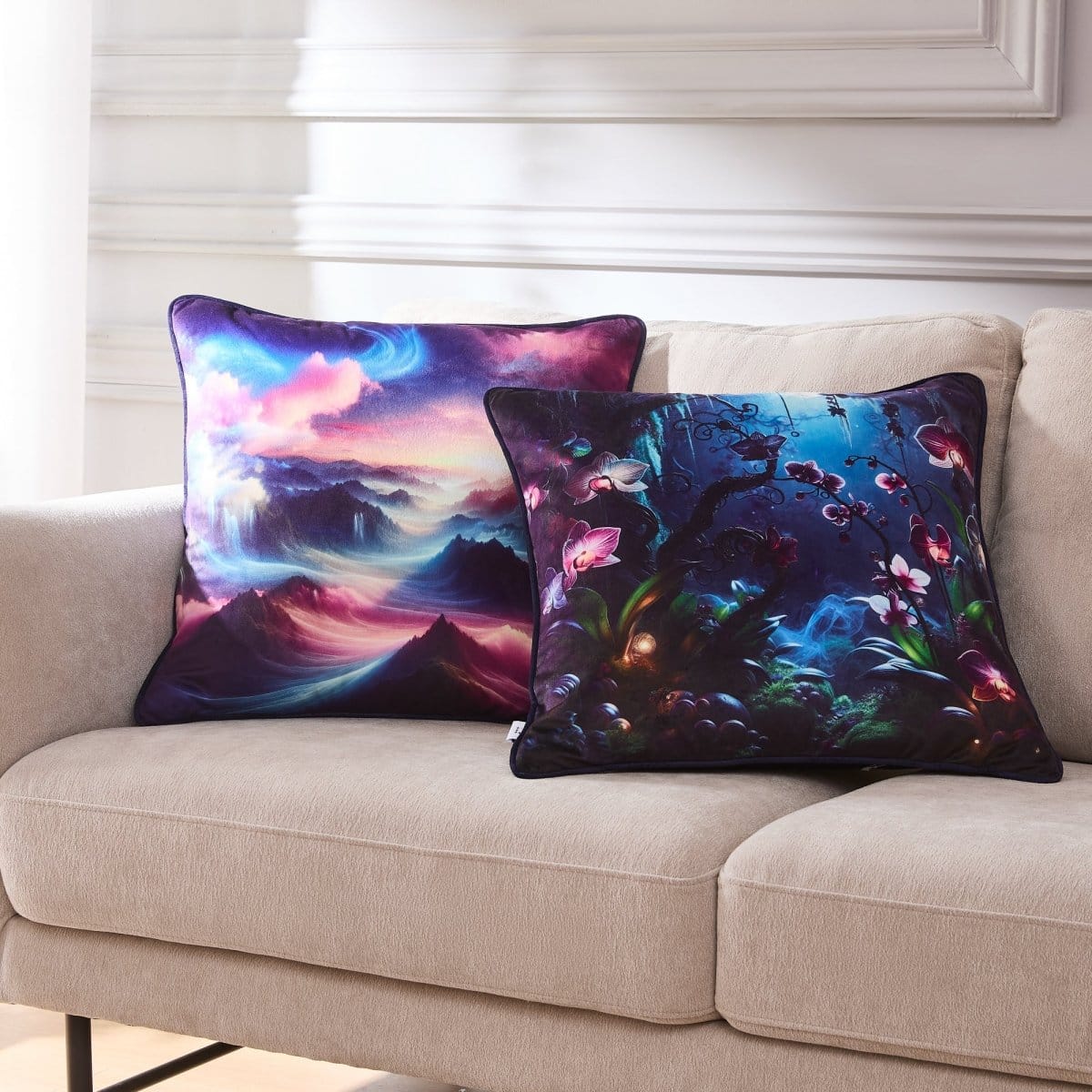Mesmeric Mountains Decorative Pillow