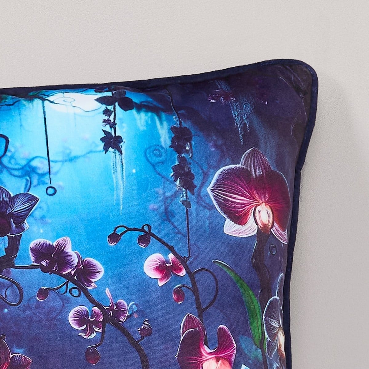 Fantasy Orchids Decorative Pillow