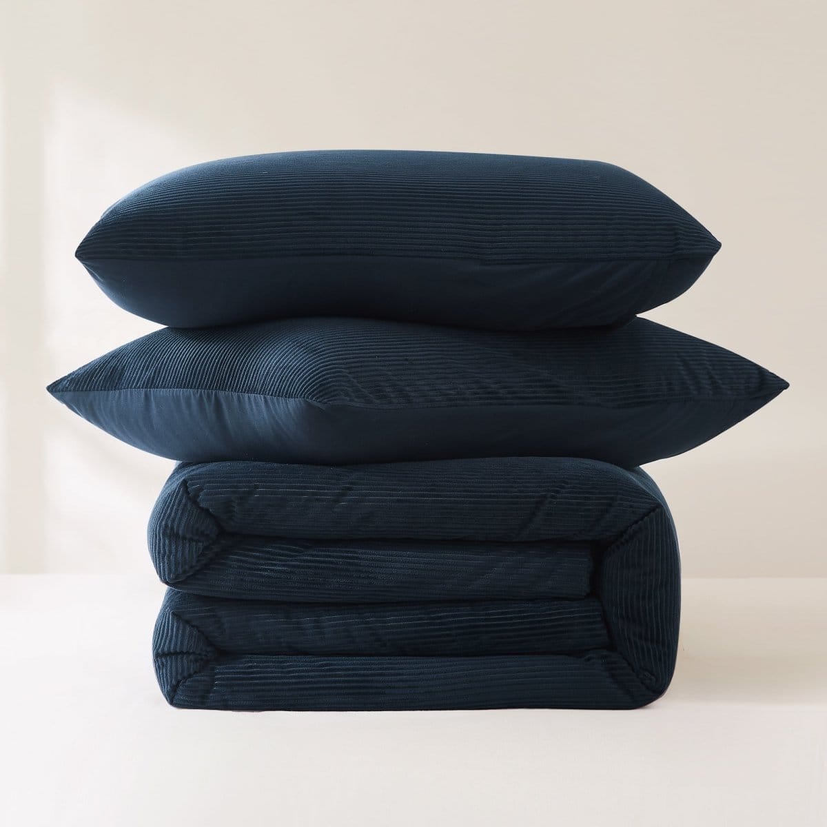 Arden Ribbed Corduroy Comforter Set