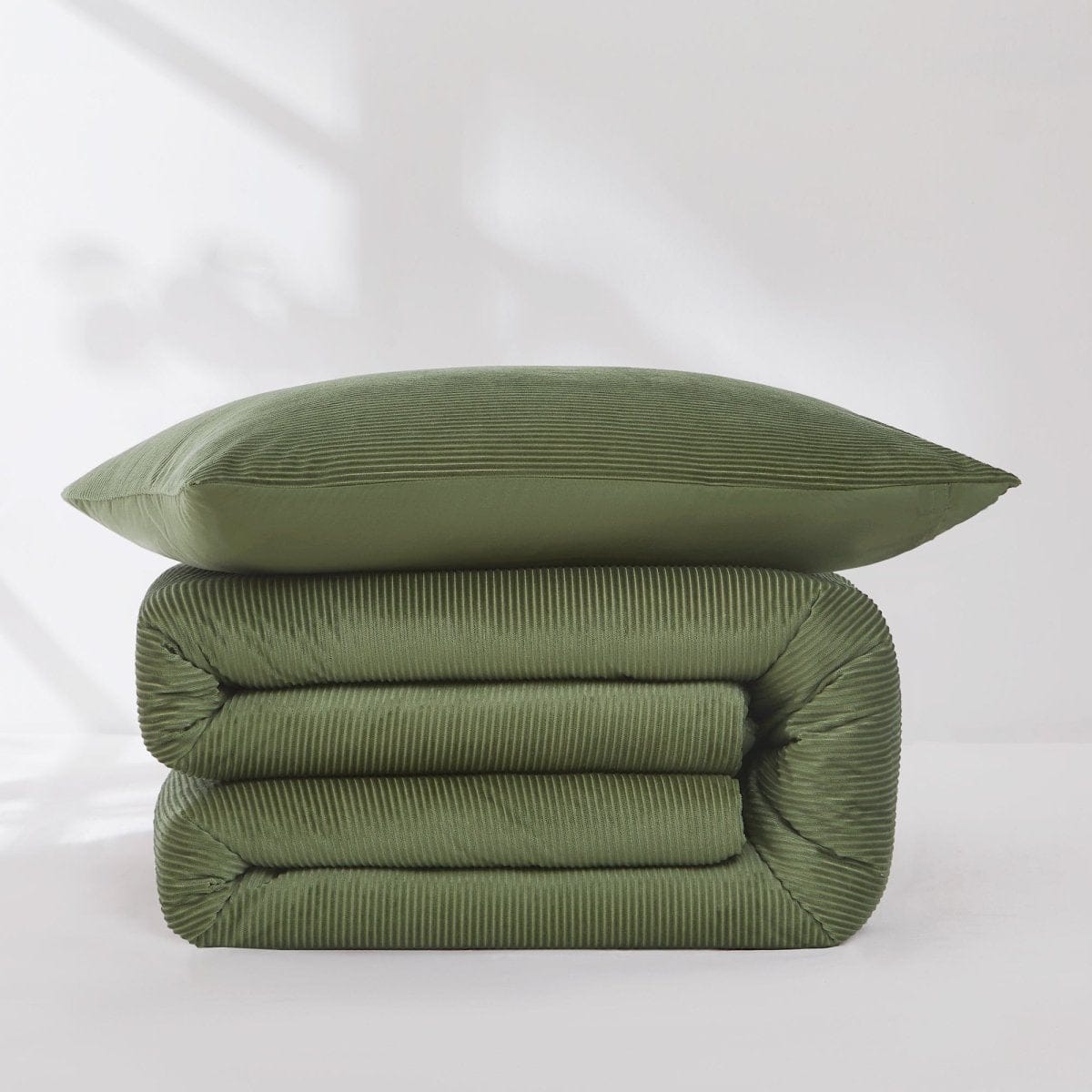 Arden Ribbed Corduroy Comforter Set