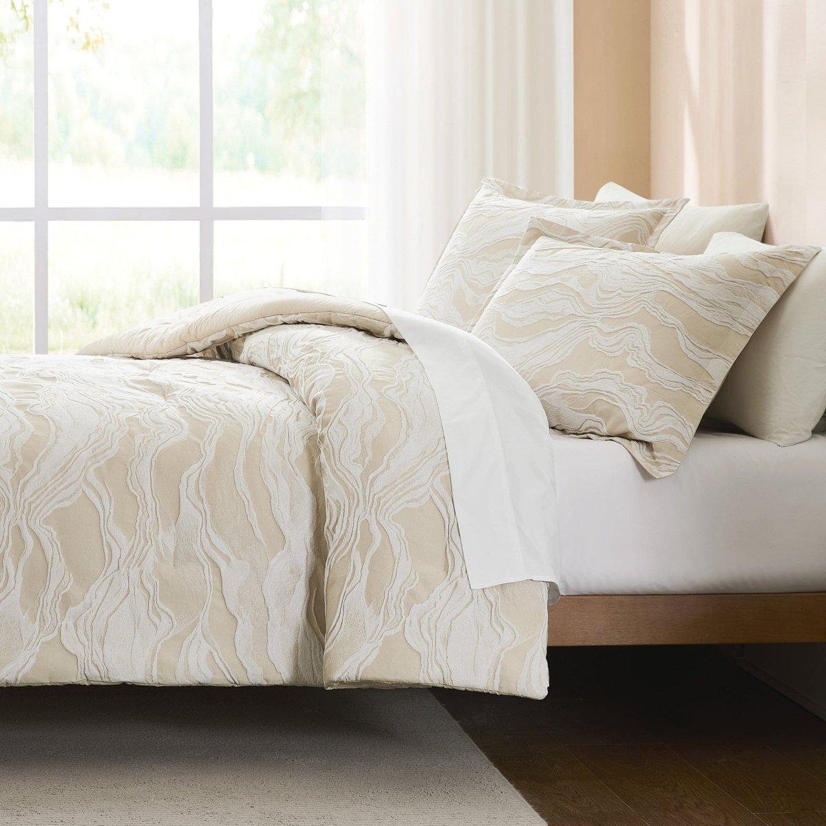 Cascade Wave Comforter Set