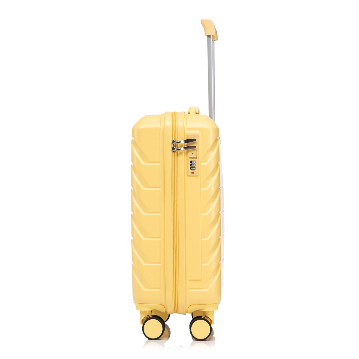 14'/20' 2-Piece ABS Spinner Wheel Luggage Set with Combination Lock