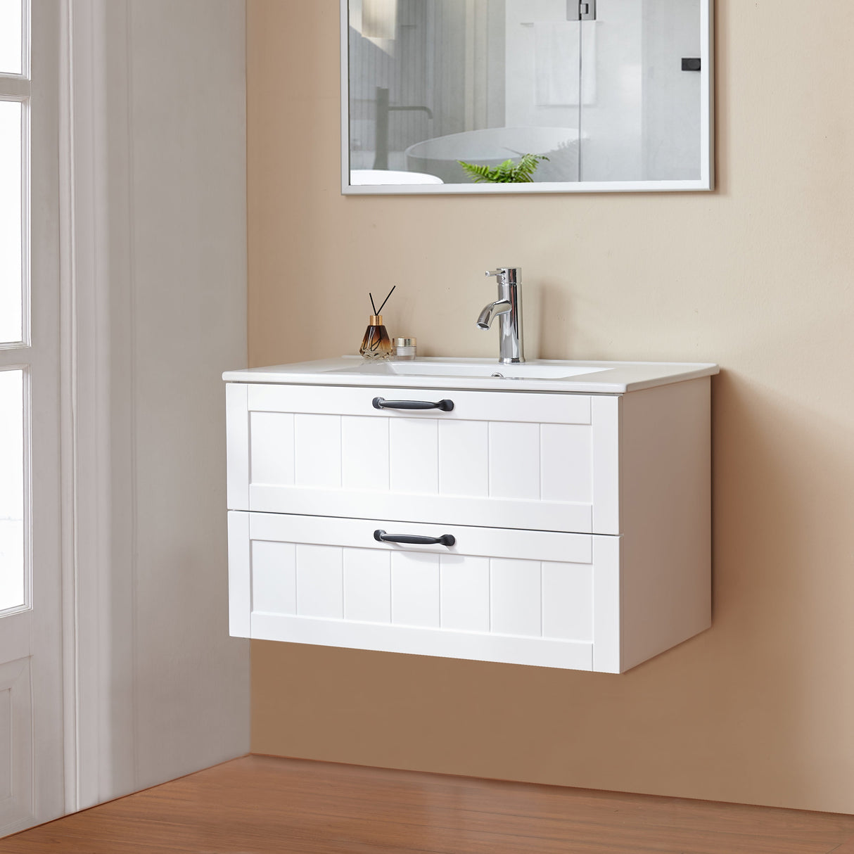 31.5" Bathroom Vanities Cabinet with Sink Combo