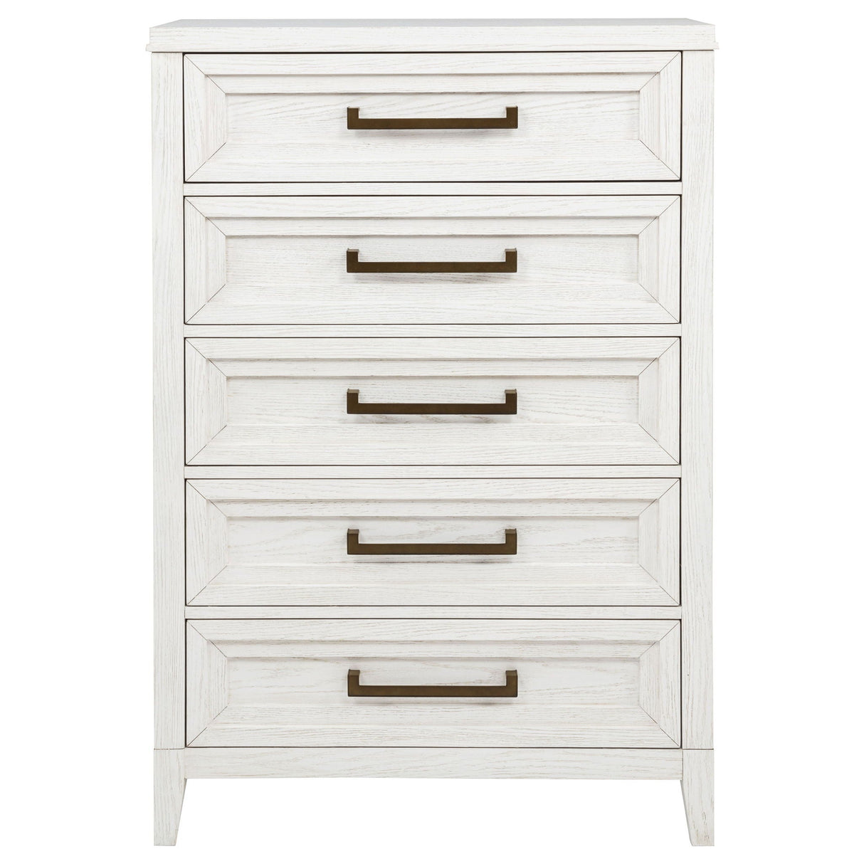 Inverness - 5 Drawer Bedroom Chest - White