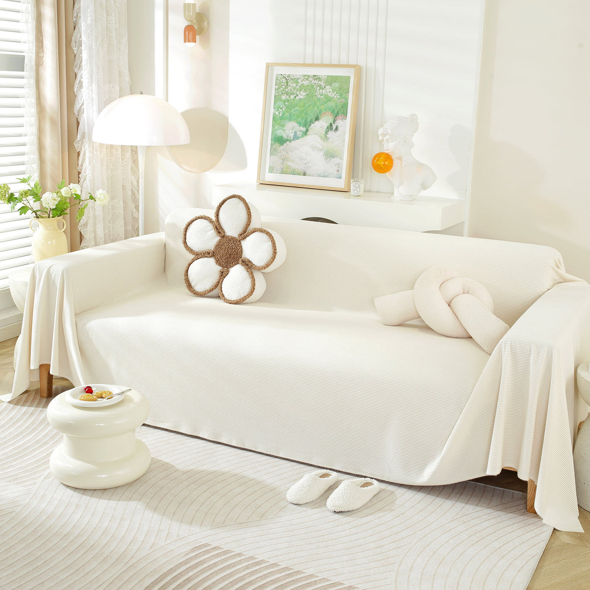 Soft Plush Warm Couch Cover Blanket for Sofa