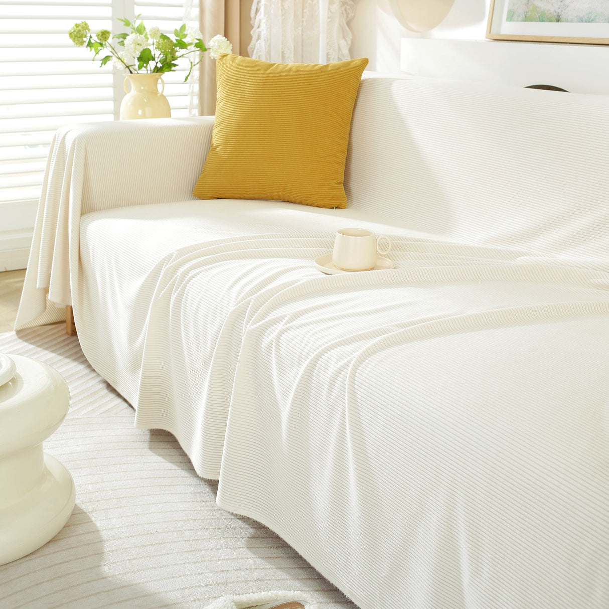 Soft Plush Warm Couch Cover Blanket for Sofa