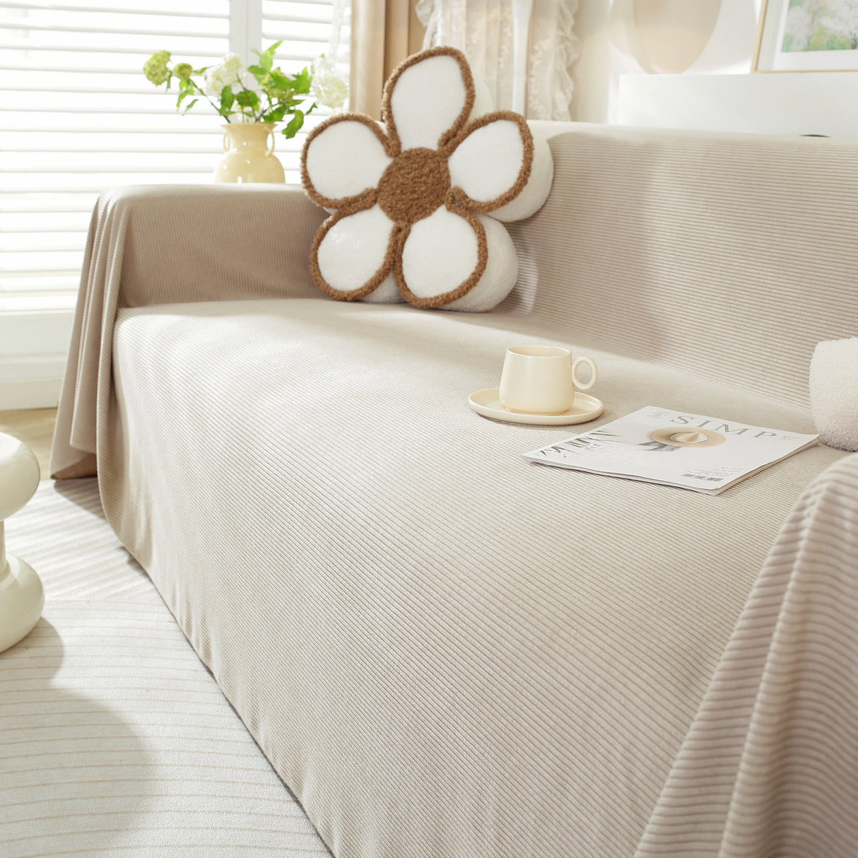 Soft Plush Warm Couch Cover Blanket for Sofa