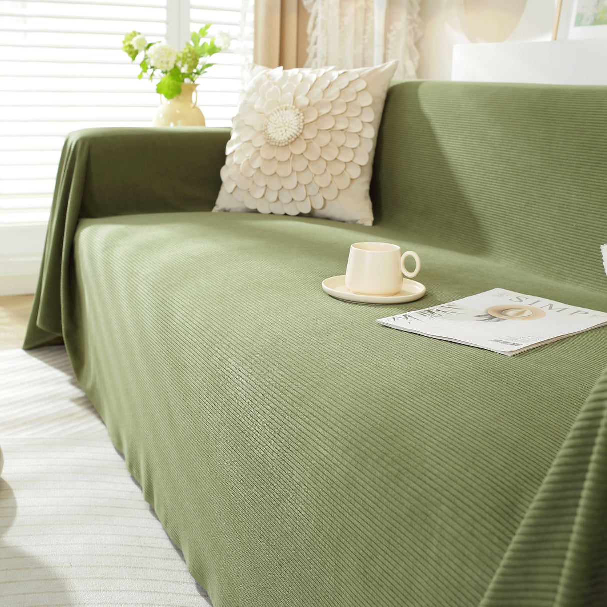 Soft Plush Warm Couch Cover Blanket for Sofa