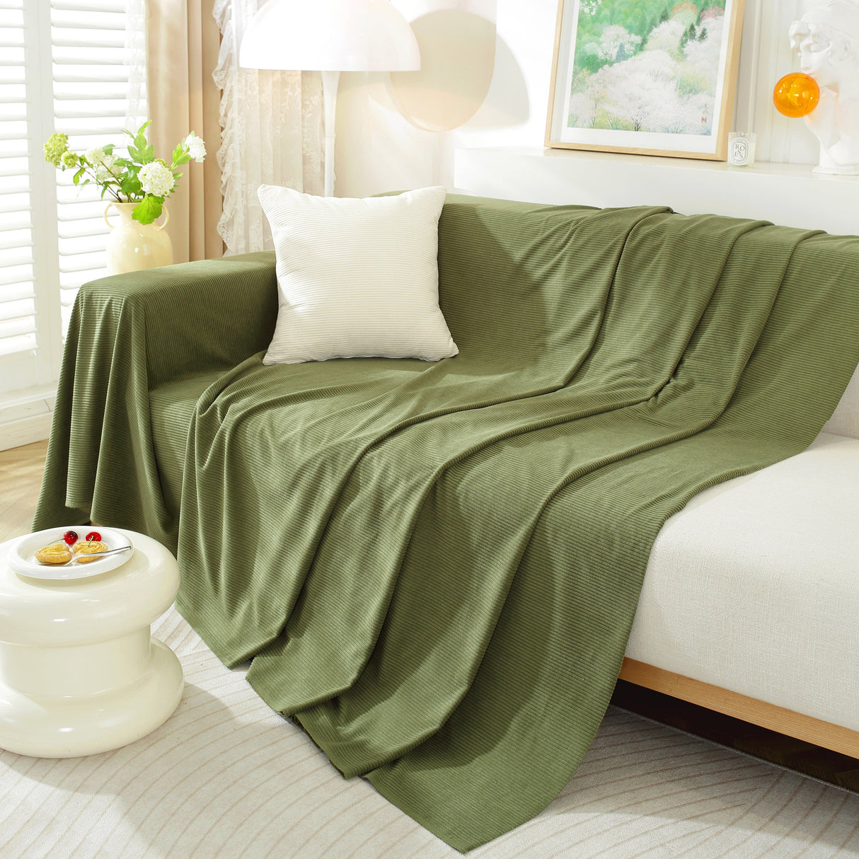 Soft Plush Warm Couch Cover Blanket for Sofa