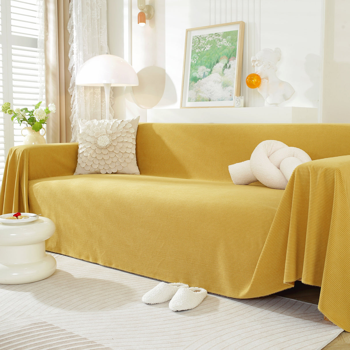 Soft Plush Warm Couch Cover Blanket for Sofa