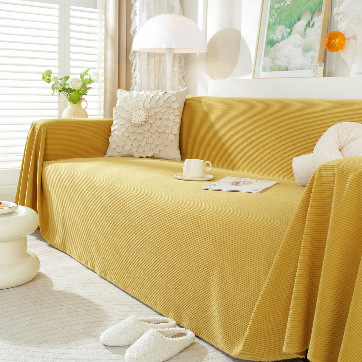Soft Plush Warm Couch Cover Blanket for Sofa