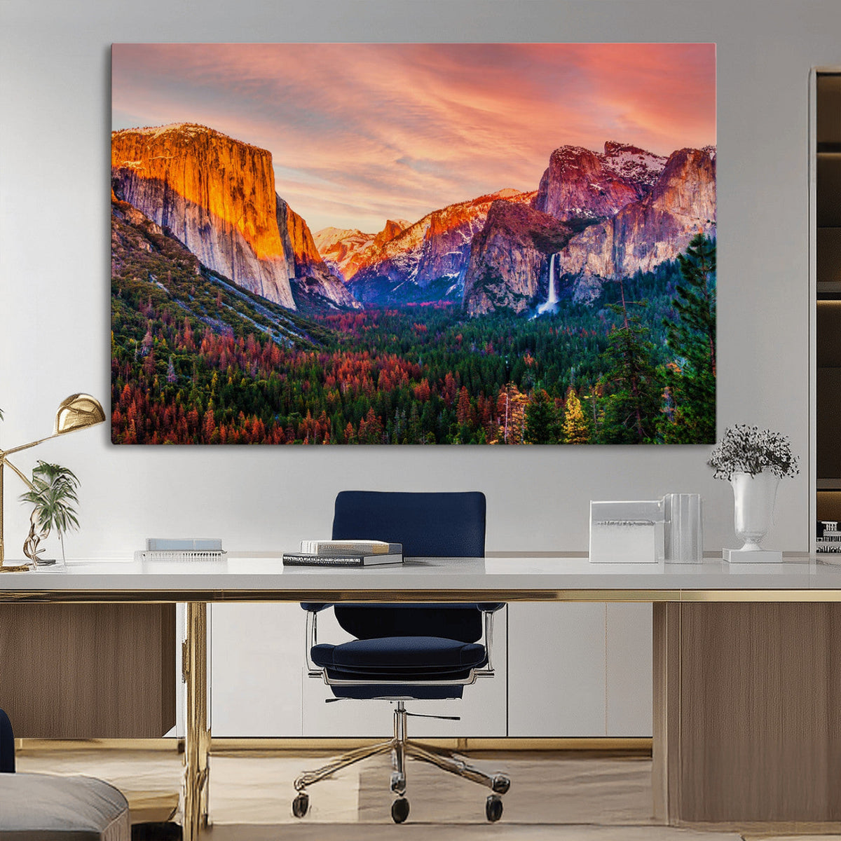Yosemite Nal Park Wall Art Landscape Canvas Print El Capitan