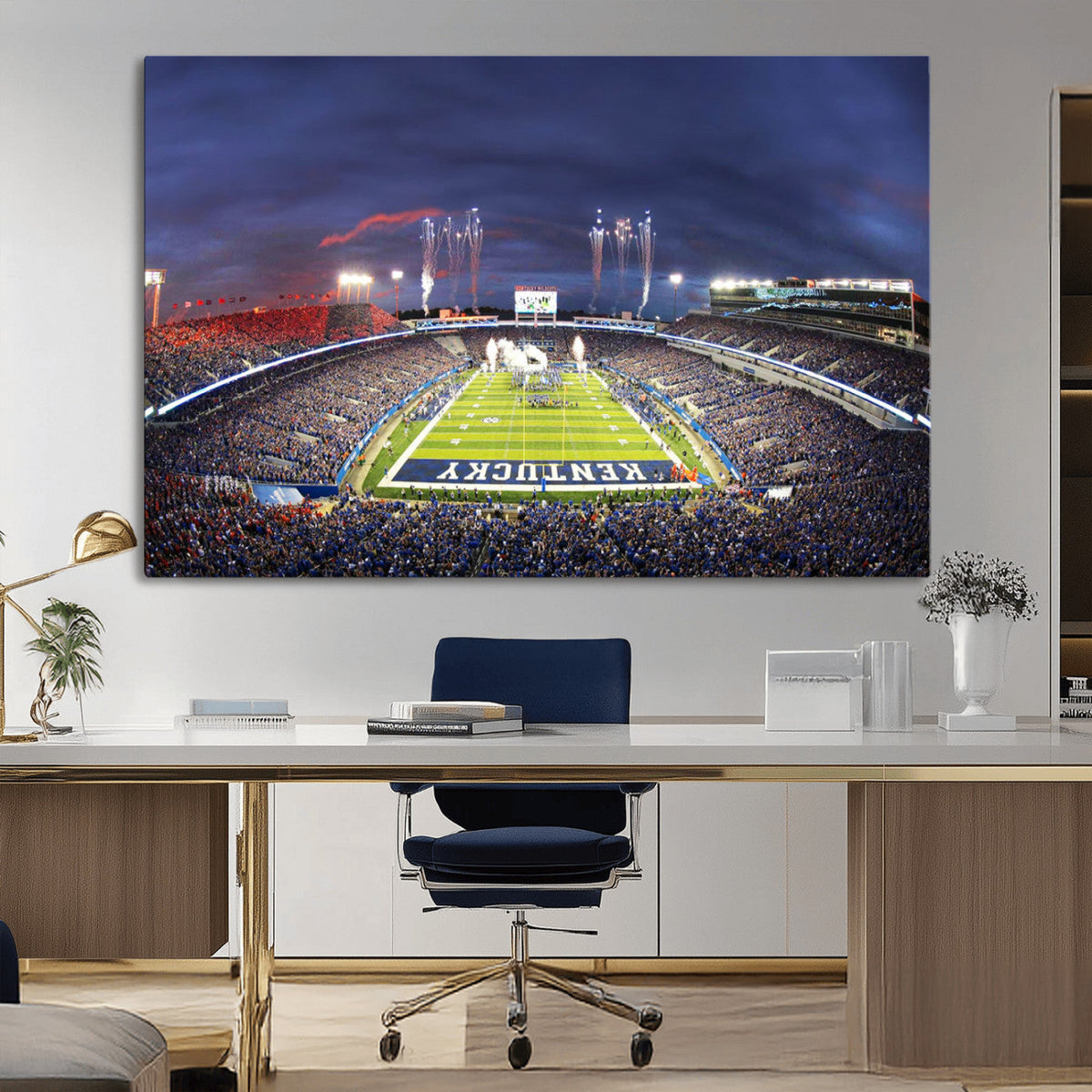 Kroger Field Canvas Wall Art - Kentucky Stadium Wall Art