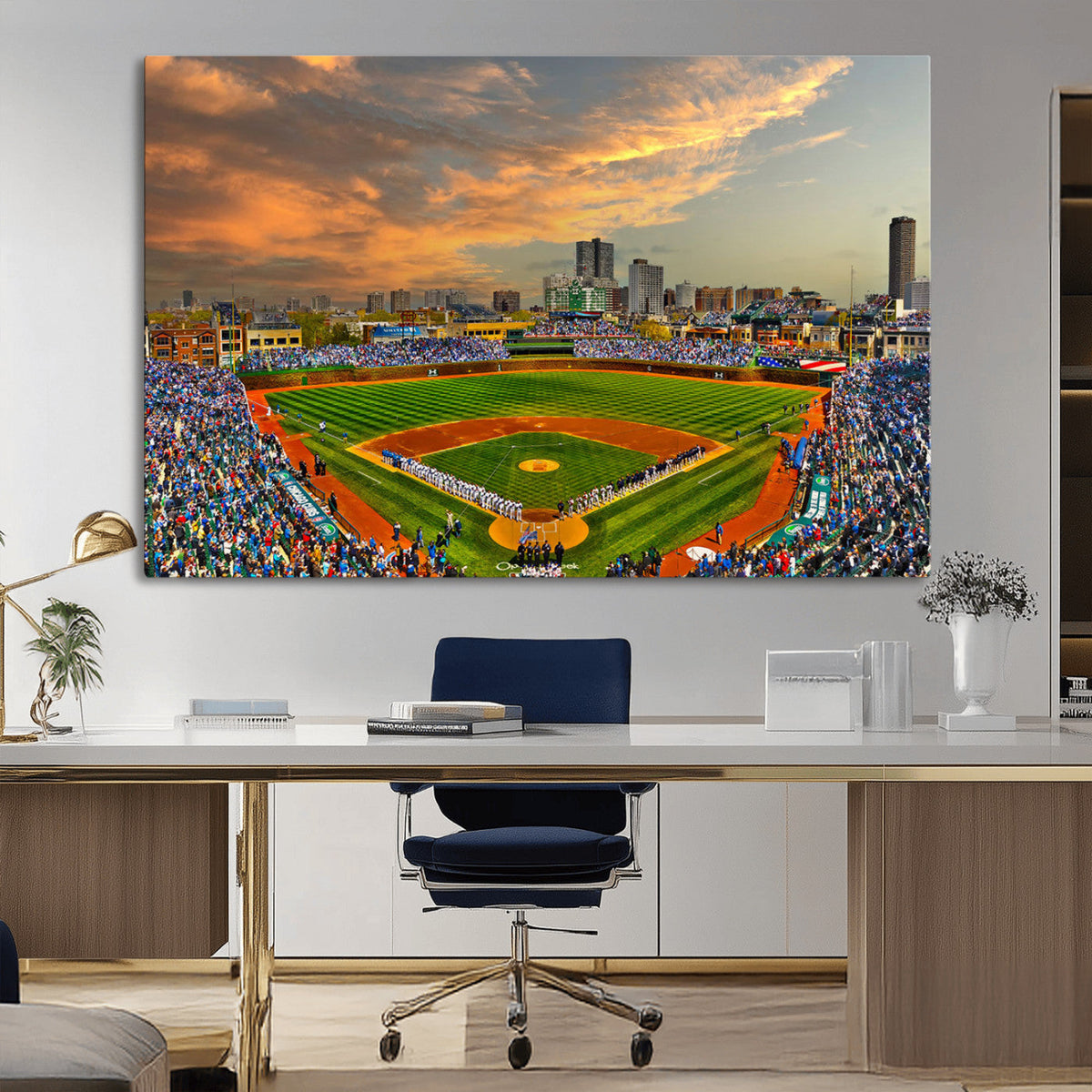Chicago Wrigley Field Wall Art Canvas Print – Iconic