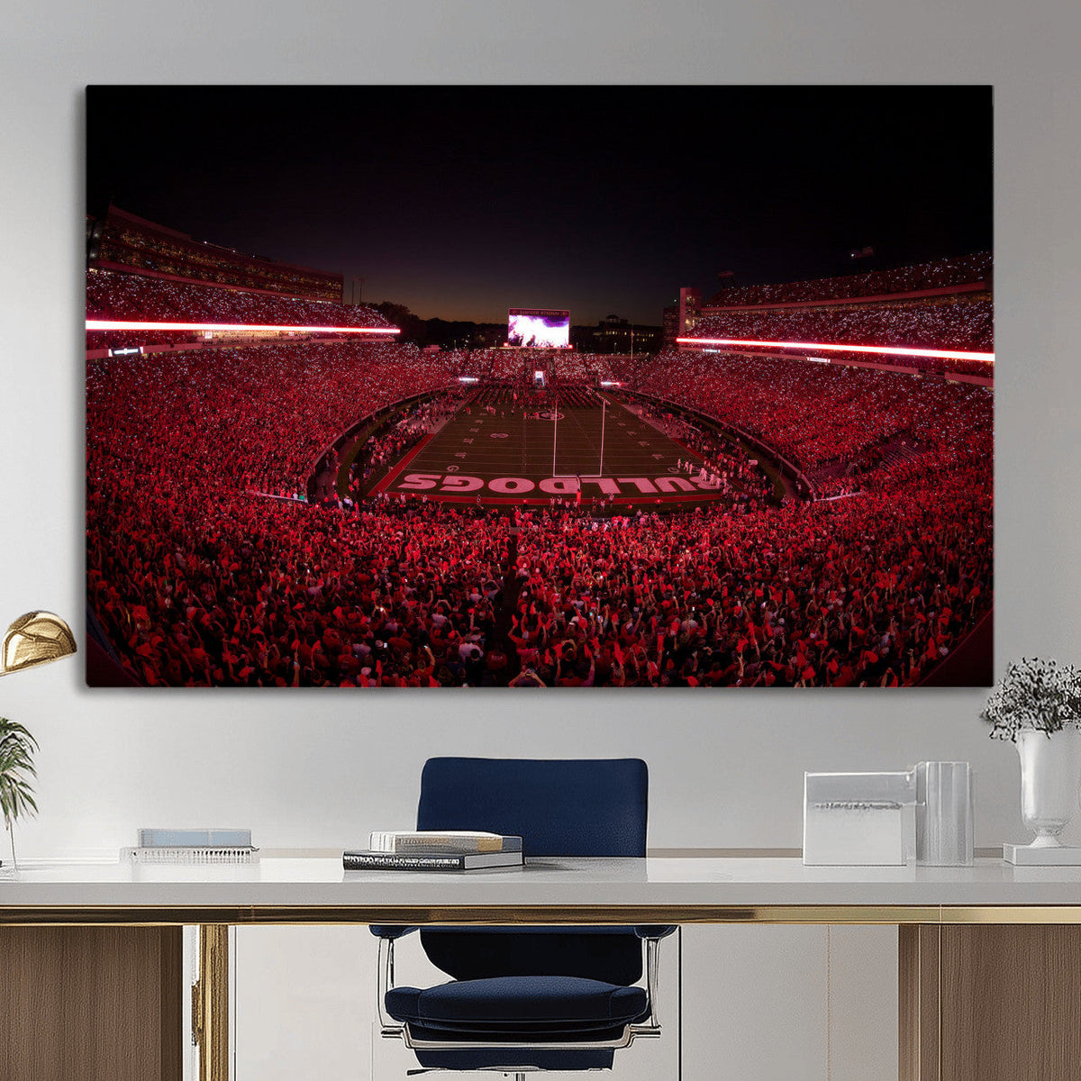 Sanford Stadium Wall Art Canvas Print – Georgia Bulldogs